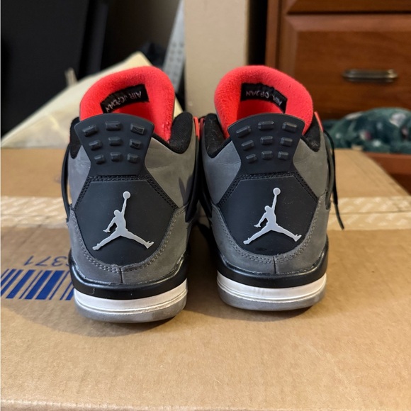 Gray and Red Sneakers - Picture 2 of 5